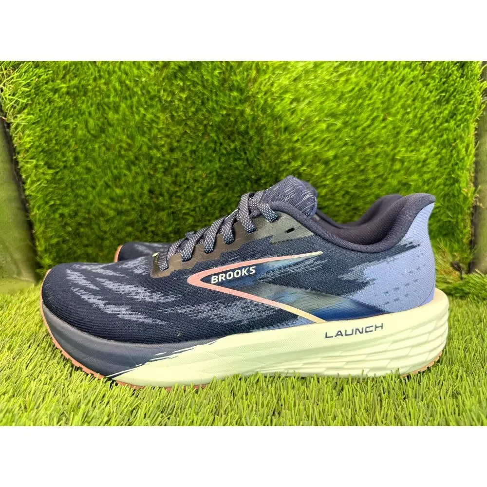 Brooks Launch 11 1204391B483 Athletic Sneaker Womens 9.5B Blue Mesh Gym Sports